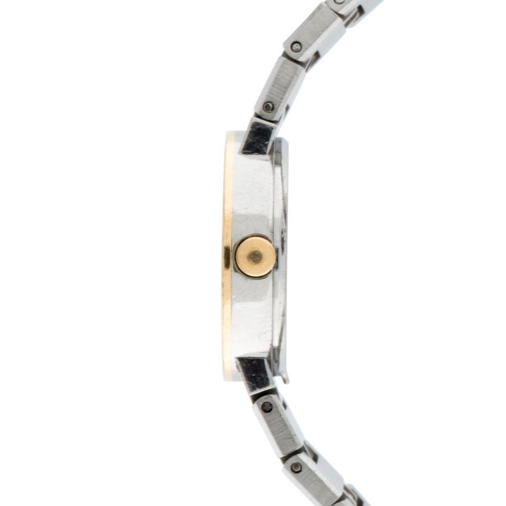 Bvlgari 18K Gold Watch w/ Black Dial - Picture 2 of 4